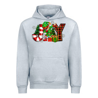 Heather Grey christmas joy elf Urban Hoodie - Zillion Design Studio
