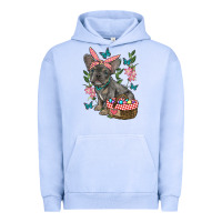 Pigment Grape Ice easter french bulldog Urban Hoodie - RanaPortraitStore