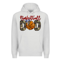 Dove Grey basketball dad Premium Hoodie - Zillion Design Studio