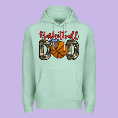 Basketball Dad Premium Hoodie Designed By Zillion Design Studio