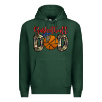 Sports Green basketball dad Premium Hoodie - Zillion Design Studio
