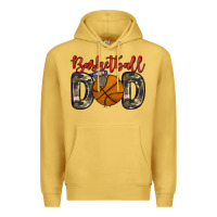 Antique Gold basketball dad Premium Hoodie - Zillion Design Studio