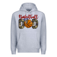 Heather Grey basketball dad Premium Hoodie - Zillion Design Studio