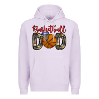 Lilac basketball dad Premium Hoodie - Zillion Design Studio