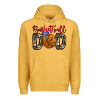 Mustard basketball dad Premium Hoodie - Zillion Design Studio