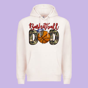 Basketball Dad Premium Hoodie Designed By Zillion Design Studio