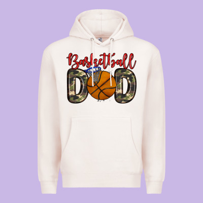 Basketball Dad Premium Hoodie Designed By Zillion Design Studio