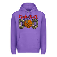 Purple basketball dad Premium Hoodie - Zillion Design Studio
