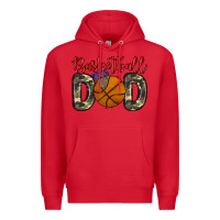 Red basketball dad Premium Hoodie - Zillion Design Studio