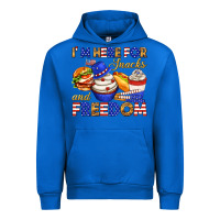 Cobalt i m here for snacks and freedom Urban Hoodie - texasbilliewilder