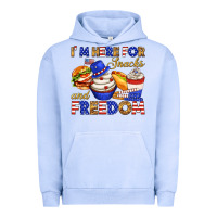 I M Here For Snacks And Freedom Urban Hoodie | Teevron