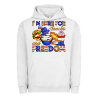 Pigment Lunar Rock i m here for snacks and freedom Urban Hoodie - texasbilliewilder