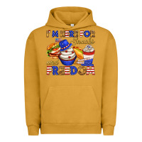 Pigment Peanut Butter i m here for snacks and freedom Urban Hoodie - texasbilliewilder