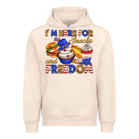 Sandshell i m here for snacks and freedom Urban Hoodie - texasbilliewilder