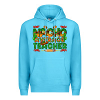 Ocean Blue nacho average teacher Premium Hoodie - texasbilliewilder