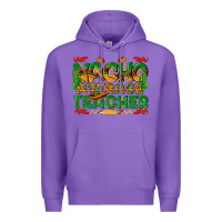 Purple nacho average teacher Premium Hoodie - texasbilliewilder