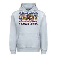 Heather Grey its the guts and its the glory a hundred stripes Urban Hoodie - texasbilliewilder