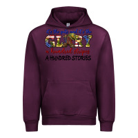 Mauve Wine its the guts and its the glory a hundred stripes Urban Hoodie - texasbilliewilder