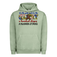 Pigment Oil Green its the guts and its the glory a hundred stripes Urban Hoodie - texasbilliewilder