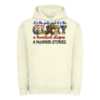 Pigment Pistachio its the guts and its the glory a hundred stripes Urban Hoodie - texasbilliewilder