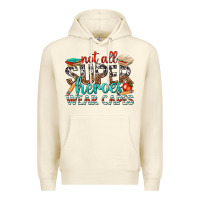 Sandshell not all superheroes wear capes with books Premium Hoodie - texasbilliewilder
