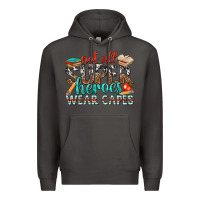 Smoke not all superheroes wear capes with books Premium Hoodie - texasbilliewilder