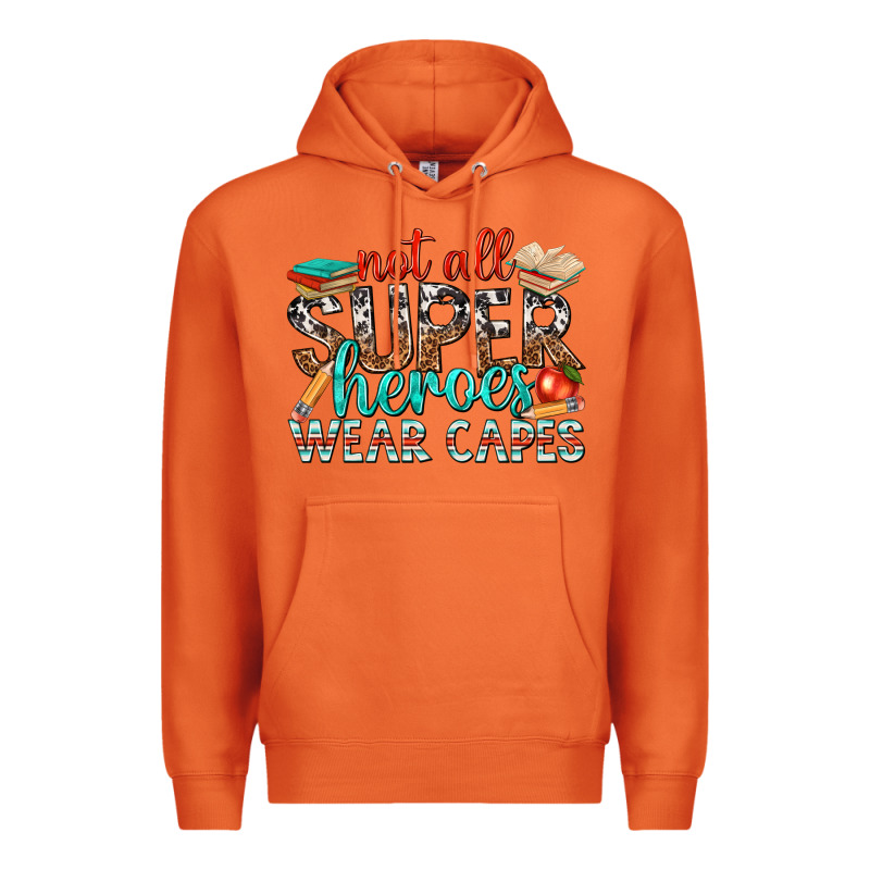 Not All Superheroes Wear Capes With Books Premium Hoodie by texasbilliewilder | Teevron