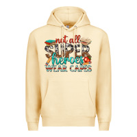 Pina Colada not all superheroes wear capes with books Premium Hoodie - texasbilliewilder