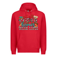 Red not all superheroes wear capes with books Premium Hoodie - texasbilliewilder