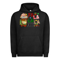Pigment Black fa la la la latte Urban Hoodie - Zillion Design Studio