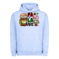 Pigment Grape Ice fa la la la latte Urban Hoodie - Zillion Design Studio