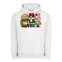 Pigment Lunar Rock fa la la la latte Urban Hoodie - Zillion Design Studio