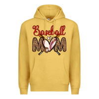 Antique Gold baseball mom Premium Hoodie - Zillion Design Studio