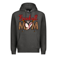 Charcoal Heather baseball mom Premium Hoodie - Zillion Design Studio
