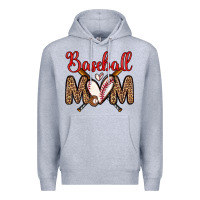 Heather Grey baseball mom Premium Hoodie - Zillion Design Studio
