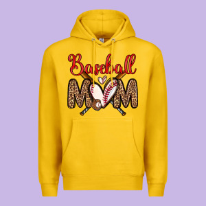 Baseball Mom Premium Hoodie Designed By Zillion Design Studio