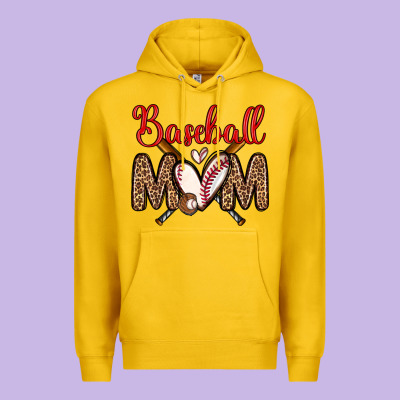 Baseball Mom Premium Hoodie Designed By Zillion Design Studio