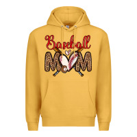 Mustard baseball mom Premium Hoodie - Zillion Design Studio