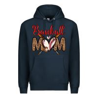 Navy baseball mom Premium Hoodie - Zillion Design Studio