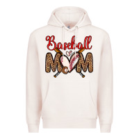 Pale Pink baseball mom Premium Hoodie - Zillion Design Studio