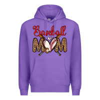 Purple baseball mom Premium Hoodie - Zillion Design Studio