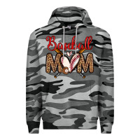 Slate Camo baseball mom Premium Hoodie - Zillion Design Studio