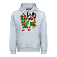 Heather Grey im the sassy one elf Urban Hoodie - Zillion Design Studio