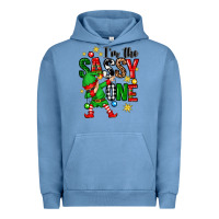 Pigment Pebble Blue im the sassy one elf Urban Hoodie - Zillion Design Studio