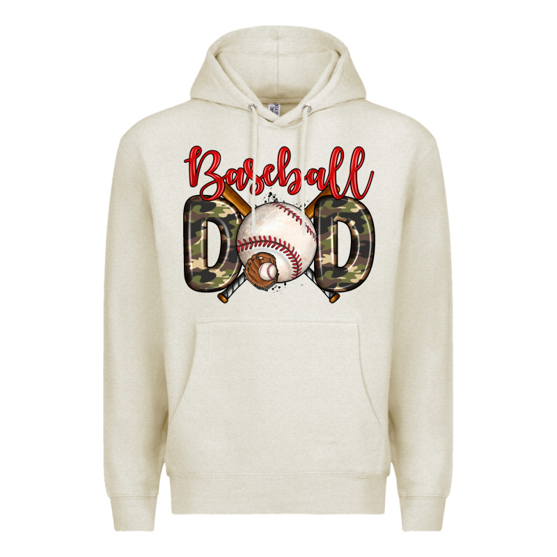 Baseball Dad Premium Hoodie by Zillion Design Studio | Teevron