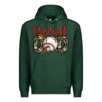 Sports Green baseball dad Premium Hoodie - Zillion Design Studio