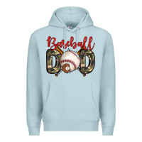 Blue Mist baseball dad Premium Hoodie - Zillion Design Studio