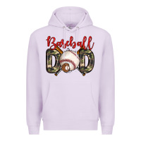 Lilac baseball dad Premium Hoodie - Zillion Design Studio