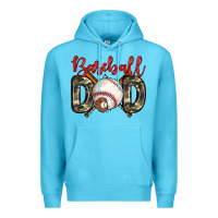 Ocean Blue baseball dad Premium Hoodie - Zillion Design Studio