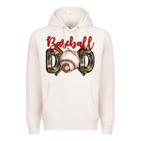 Pale Pink baseball dad Premium Hoodie - Zillion Design Studio
